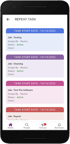 Repeat Task using UTILx - Ticketing & Live Task Tracking App